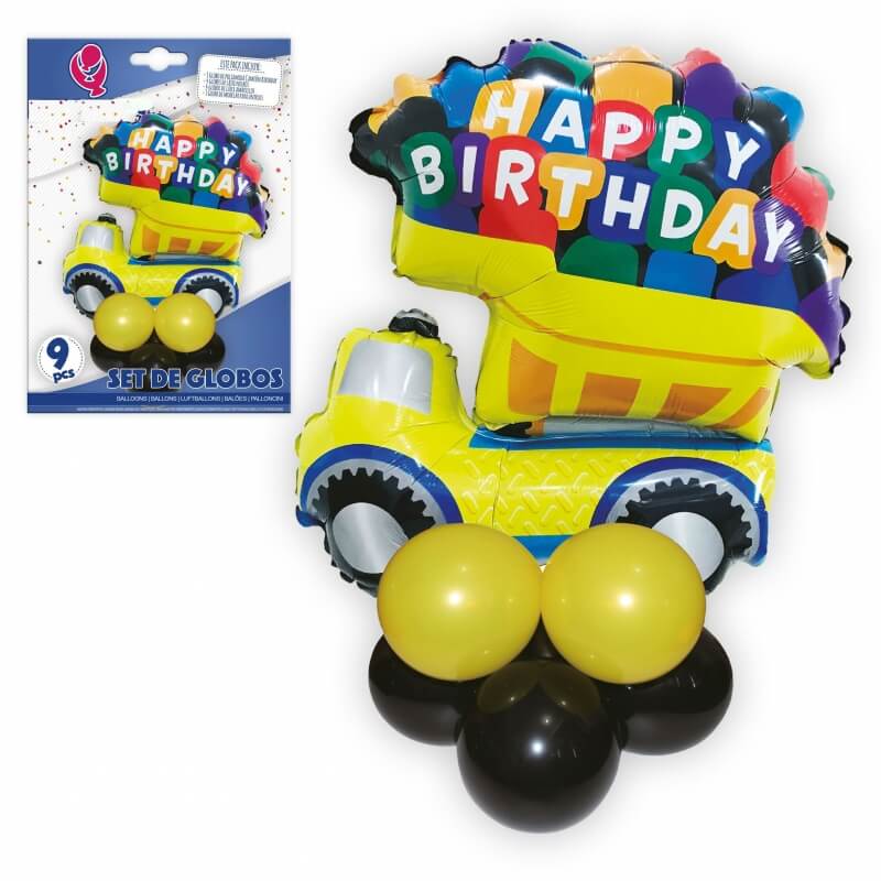 Pack Camion Ballon Decoration Anniversaire Ballons Decoratifs Pour L Anniversaire