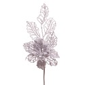 Pic poinsettia argent 33 cm