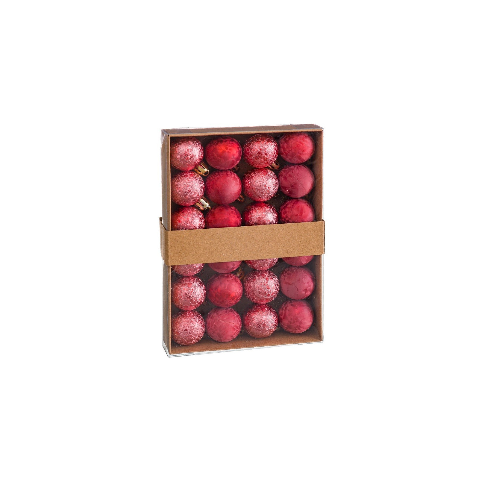 S 24 boules d eau en plastique rouge 3 x 3 x 3 cm