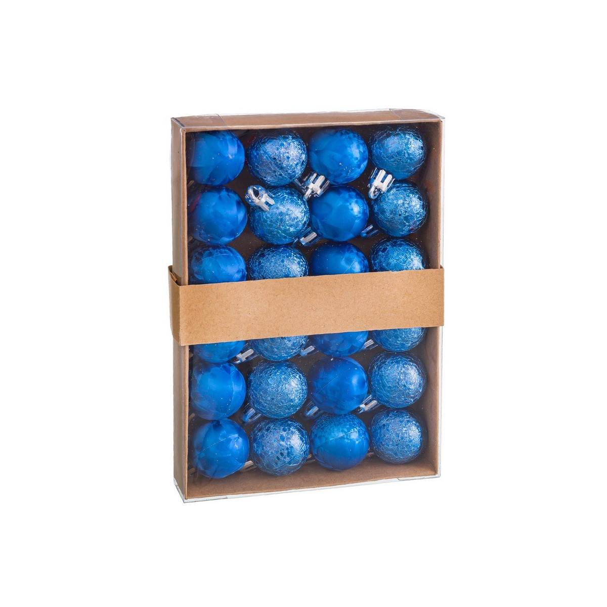 S 24 boules d eau en plastique bleu 3 x 3 x 3 cm