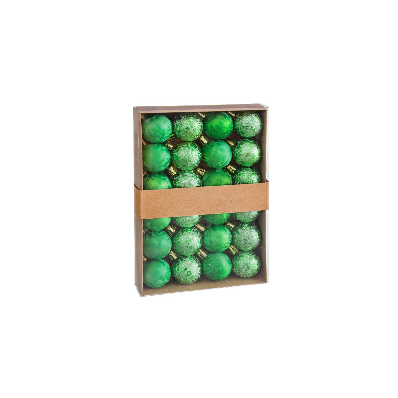 S 24 boules d eau en plastique vert 3 x 3 x 3 cm