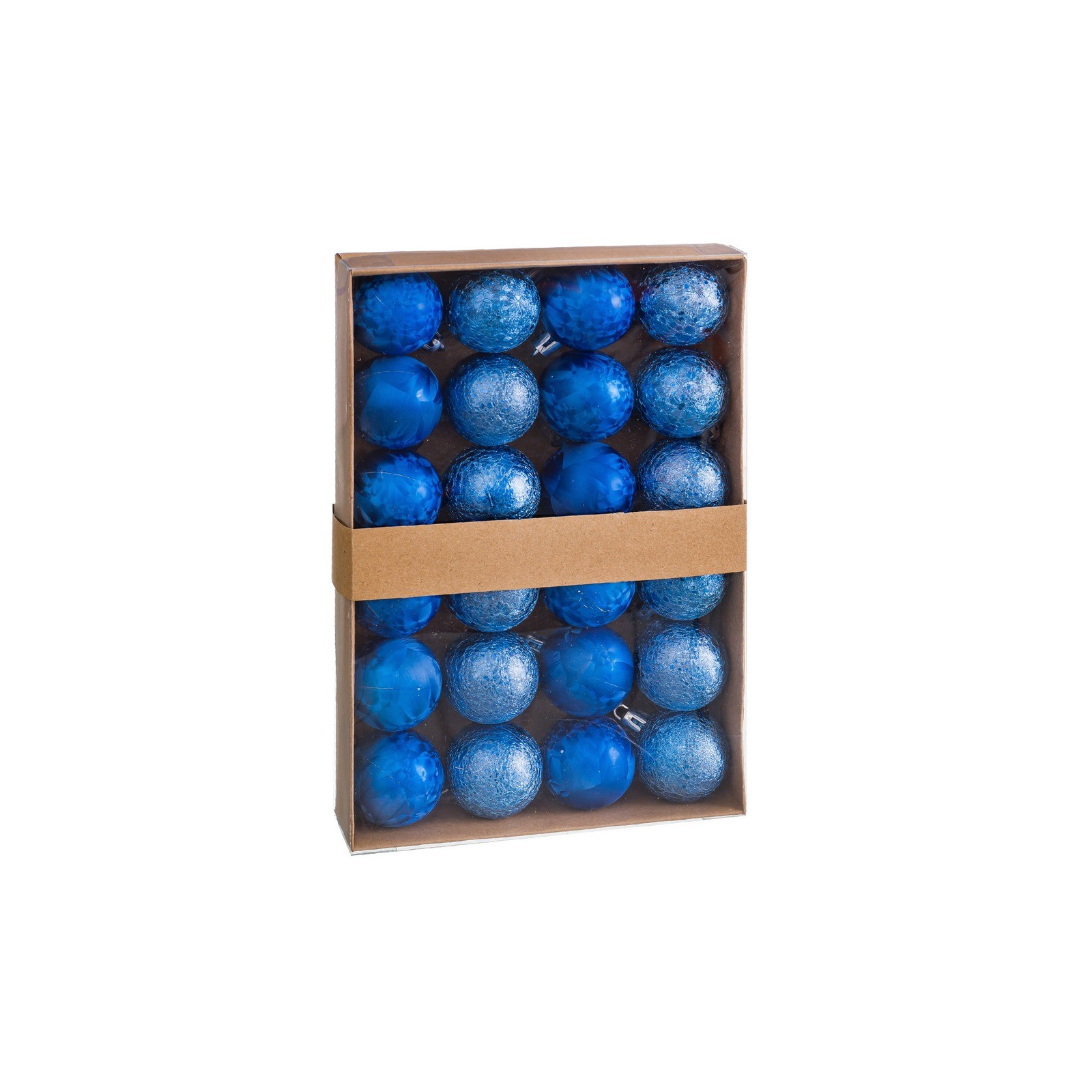 S 24 boules d eau en plastique bleu 4 x 4 x 4 cm