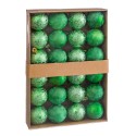 S 24 boules d eau en plastique vert 4 x 4 x 4 cm