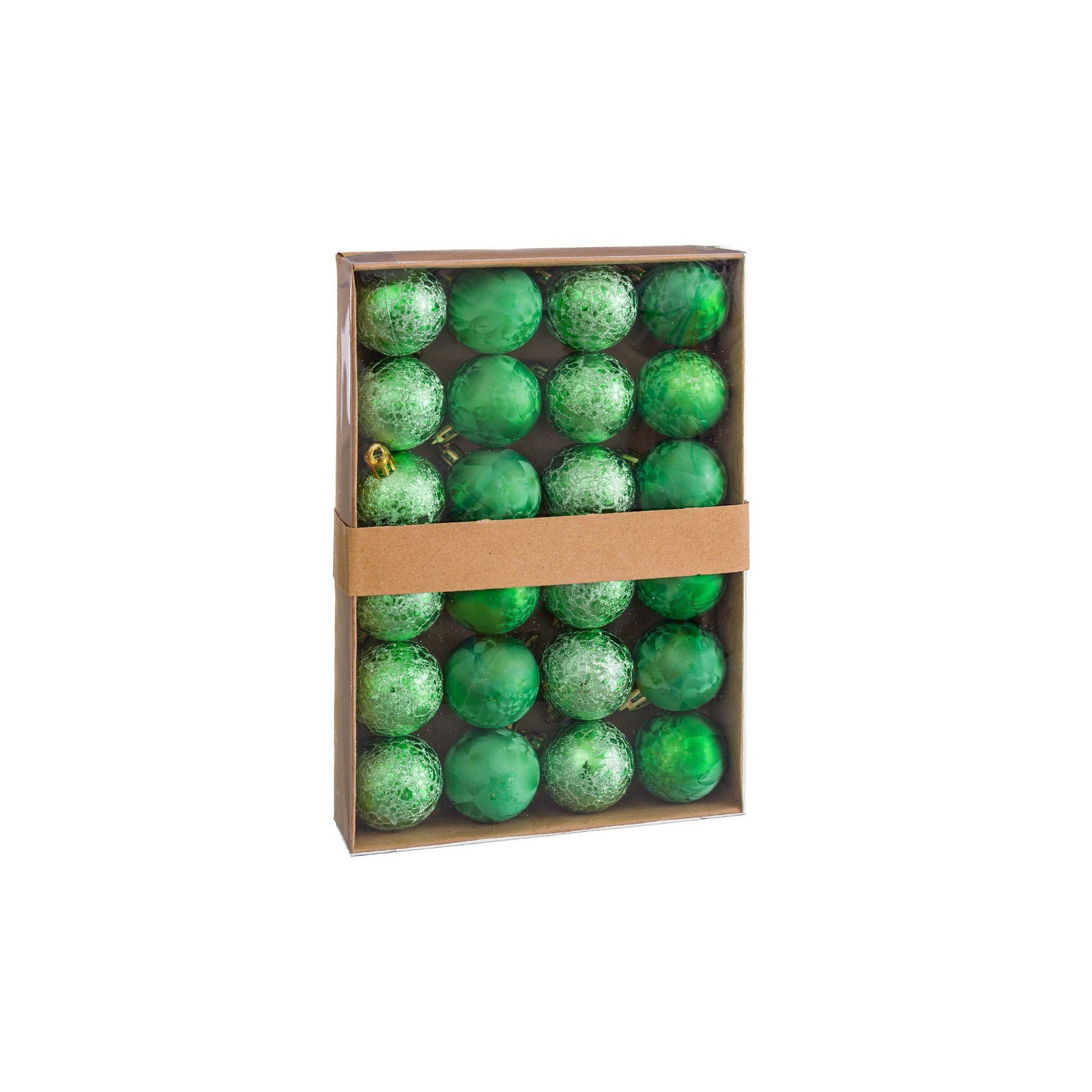 S 24 boules d eau en plastique vert 4 x 4 x 4 cm