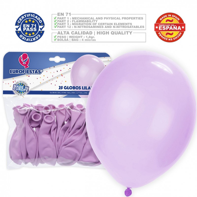 Ballon géant violet pastel