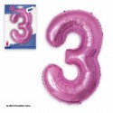 Ballon polyamide 1m fuchsia 3