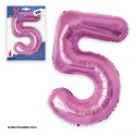 Ballon en polyamide 1m fuchsia 5