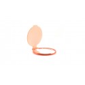 Miroir orange rond