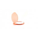 Miroir orange rond