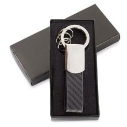 la couleur noire Porte-clés en PU solide pour hommes et femmes,  portefeuille à loquet couvert, porte-clefs de