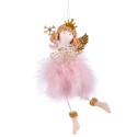 Pendentif ange tisse or 19 x 6 cm