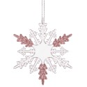 Pendentif etoile plastique 9 x 10.50 x 0.50 cm