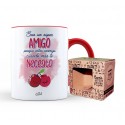 Mug rouge tu es un super ami parce que tu es avec moi quand j ai le plus besoin de toi