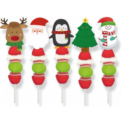 Brochette de bonbons Lutin pour le plus merveilleux des Noël