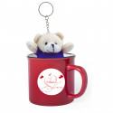 Mug avec ours en peluche pour cadeau saint valentin femme