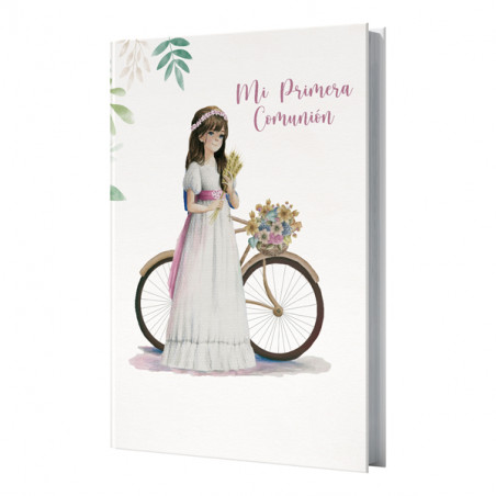 Livre de communion fille vélo