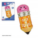 Ballon aluminium crayon back2school 73cm