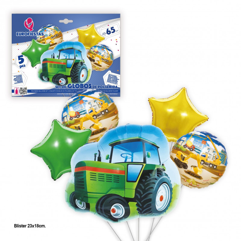 Ensemble de ballons en aluminium pour tracteur