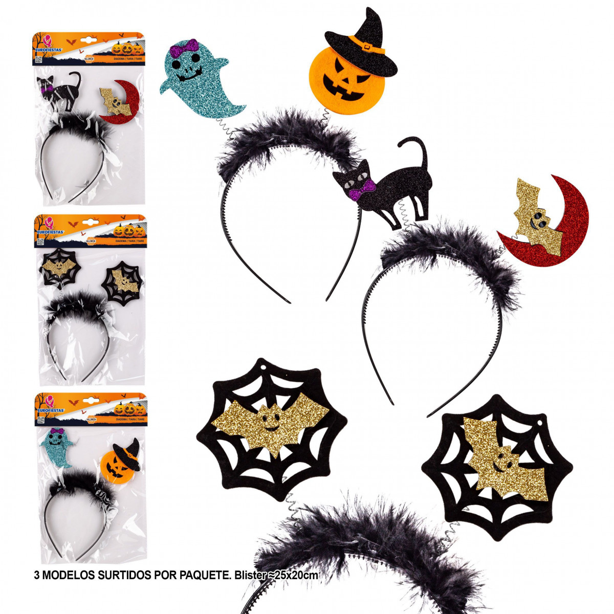 Bandeau chauve-souris Halloween 3ms