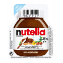 Portion individuelle de nutella avec galicien en forme de cuillère et autocollant de mariage personnalisé