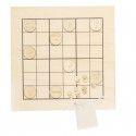 Sudoku en bois avec sachet kraft et autocollant personnalisé