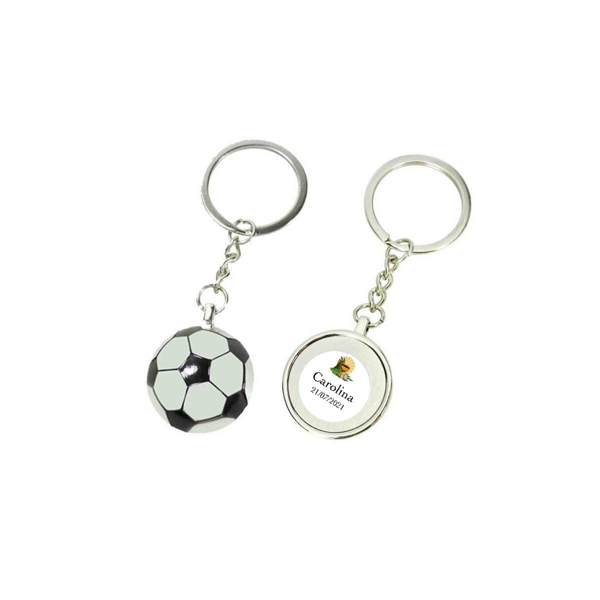 Porte cle personnalise foot