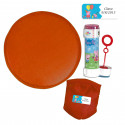 Frisbee en tissu pliable avec sac et autocollant Peppa Pig personnalisé avec pompon assorti