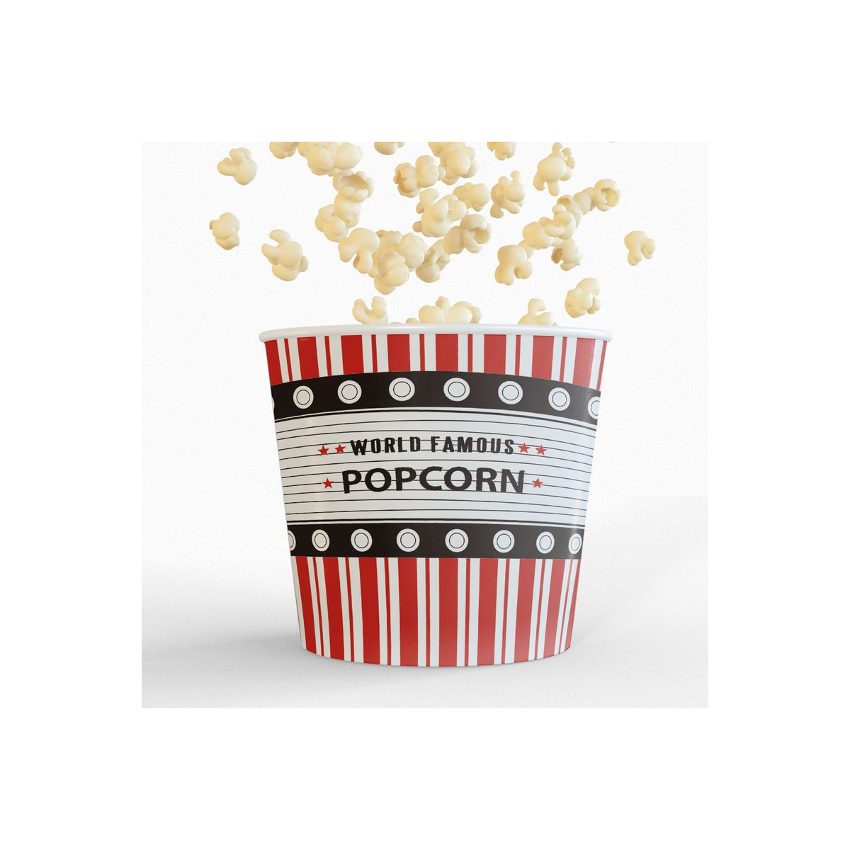 Seau à pop-corn géant pour plus de détails