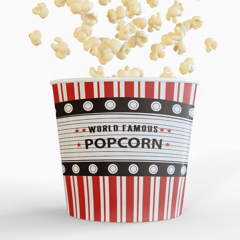 Seau à pop-corn géant pour plus de détails