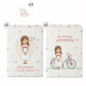 Lot de 10 enveloppes en papier format 16x24 pour cadeau communion fille