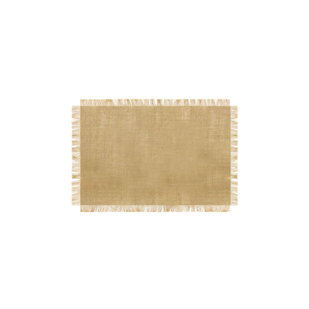 Dessous de plat individuel rectangulaire en fibre naturelle