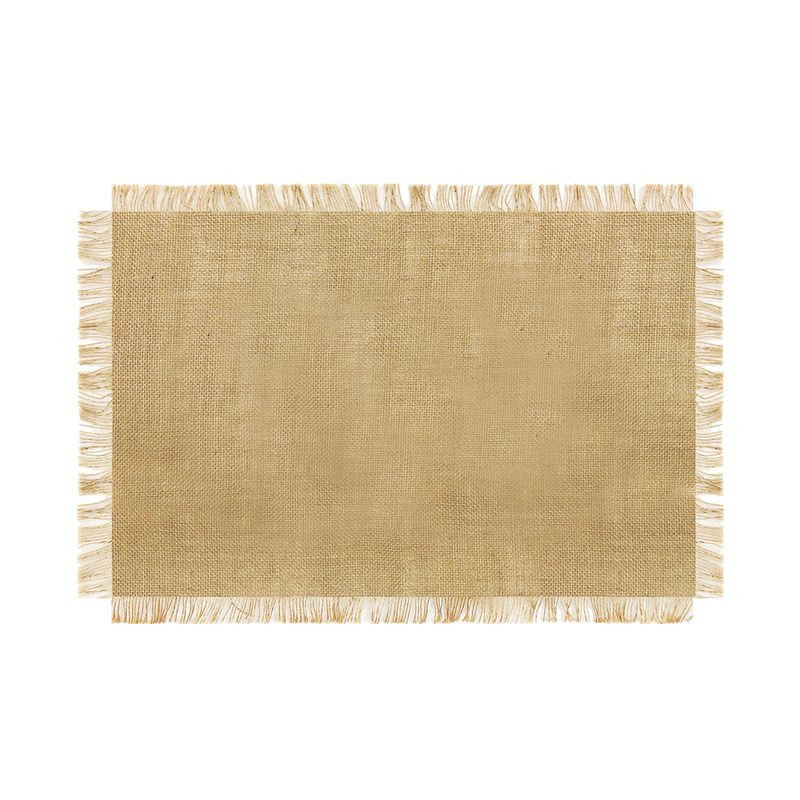 Dessous de plat individuel rectangulaire en fibre naturelle