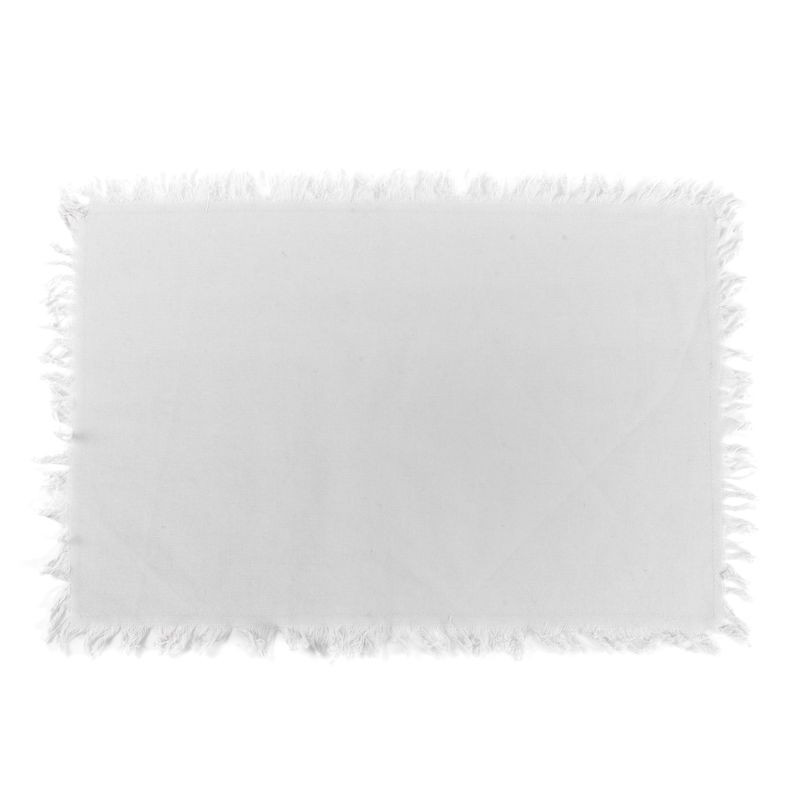 Dessous de plat individuel en tissu gris