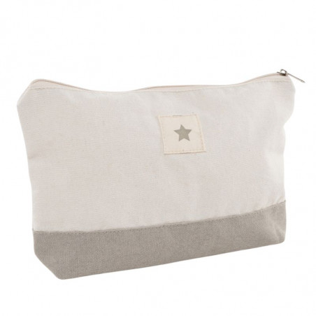 Trousse de toilette en tissu de coton