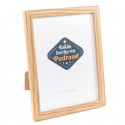 Cadre photo 15x20 en bois naturel pour les parents