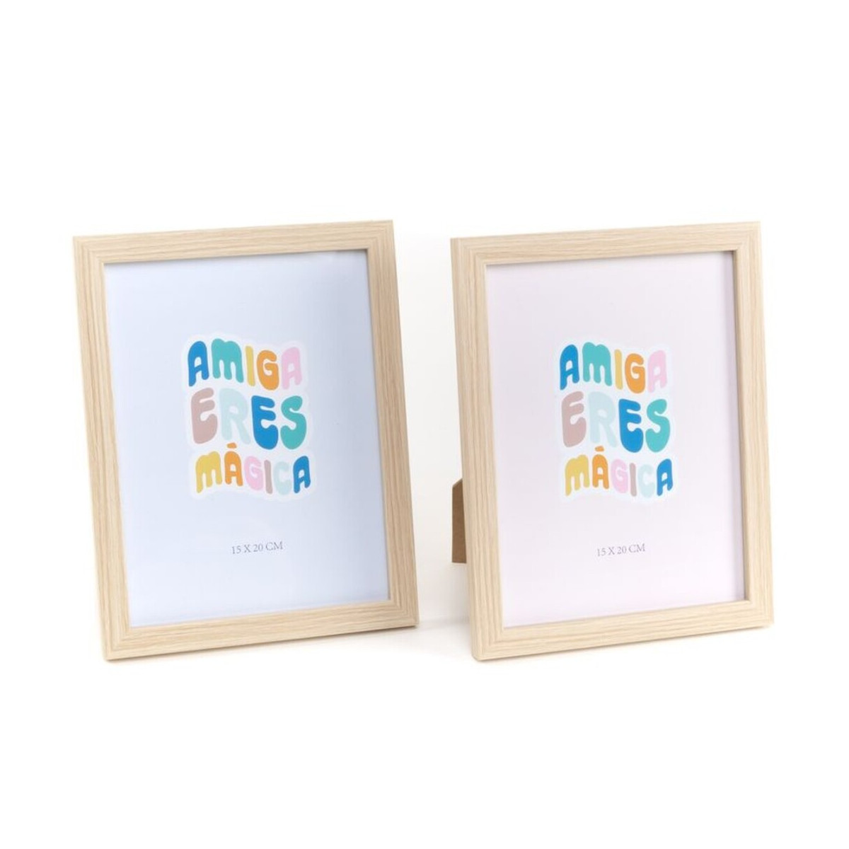 Cadre photo en bois 15x20 pour les amis