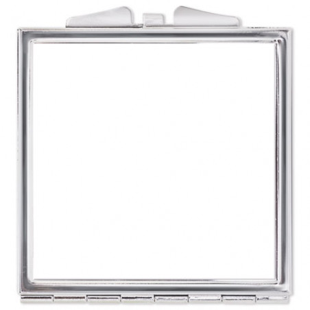 Miroir argenté double carré pour événements et entreprises - Miroir à sublimation rectangulaire Luck