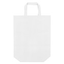 Sac non tissé blanc à double anse 35x39 pour détails - Sac non tissé New Sense