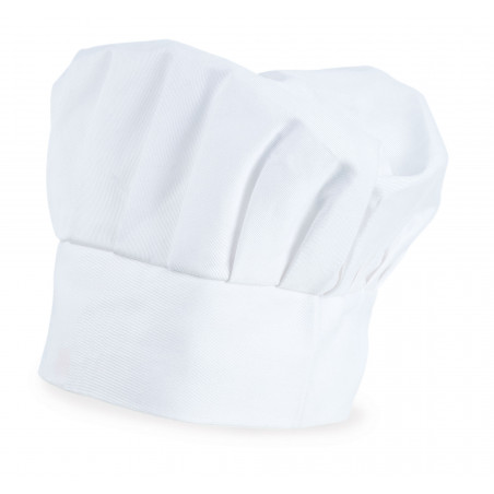 Toque en coton blanc - Toque de chef Roncer