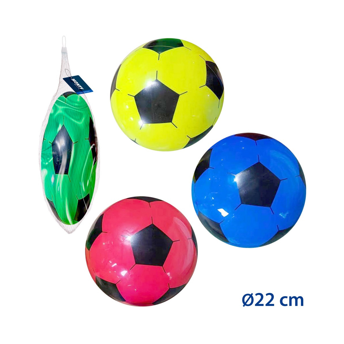 Ballon de football classique en couleurs