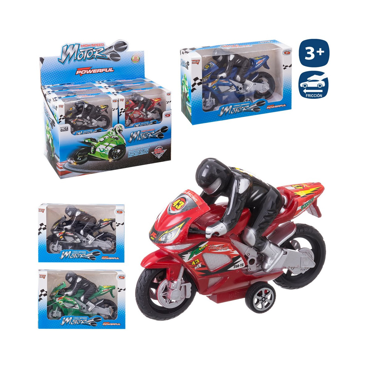 Moto de course pour enfants