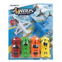 Voitures miniatures avec avions en pvc