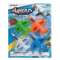 Avions de combat jouets en blister de 4 unités