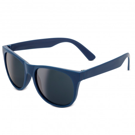 Lunettes de soleil bleu marine pour plus de détails