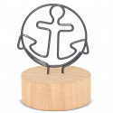 Clip avec support en bois dans une boîte personnalisée pour les détails de la communion des enfants