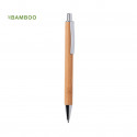 Stylo en bambou et accessoires chromés - Stylo Reycan