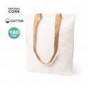 Sac fourre-tout pour femme en coton avec poignées en liège naturel - Sac Yulia