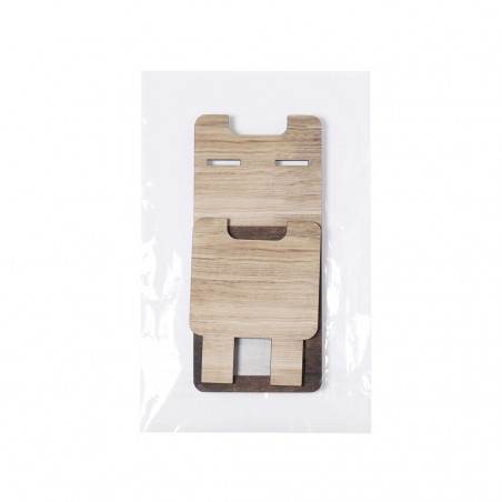 Support téléphone portable et cadre photo en bois bicolore à offrir en cadeau - Support pour porte-photo Vappe