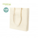 Sac en coton bio couleur naturelle avec anses longues à offrir en cadeau - Sac Casim