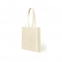 Sac en coton bio couleur naturelle avec anses longues à offrir en cadeau - Sac Casim